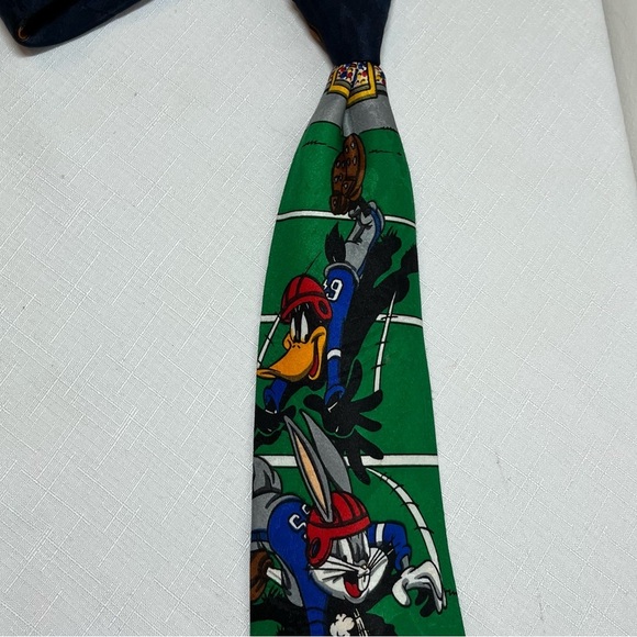 Loonie Tunes Mania Cartoon Character Tie. Vintage - Picture 3 of 5